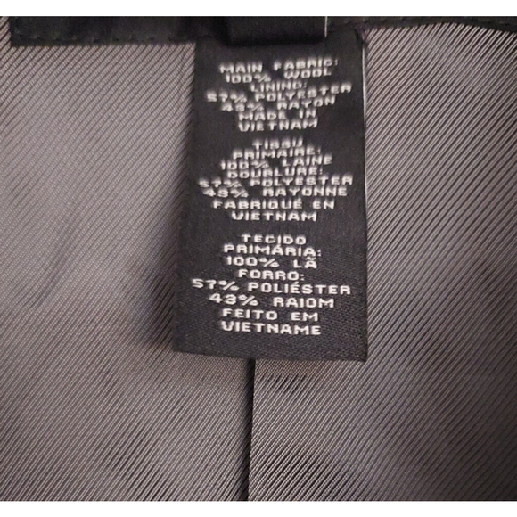 Marc by Marc Jacobs Black Lined Wool Blazer Suit Jacket Sz S/P Small NWT $448 - Picture 11 of 14